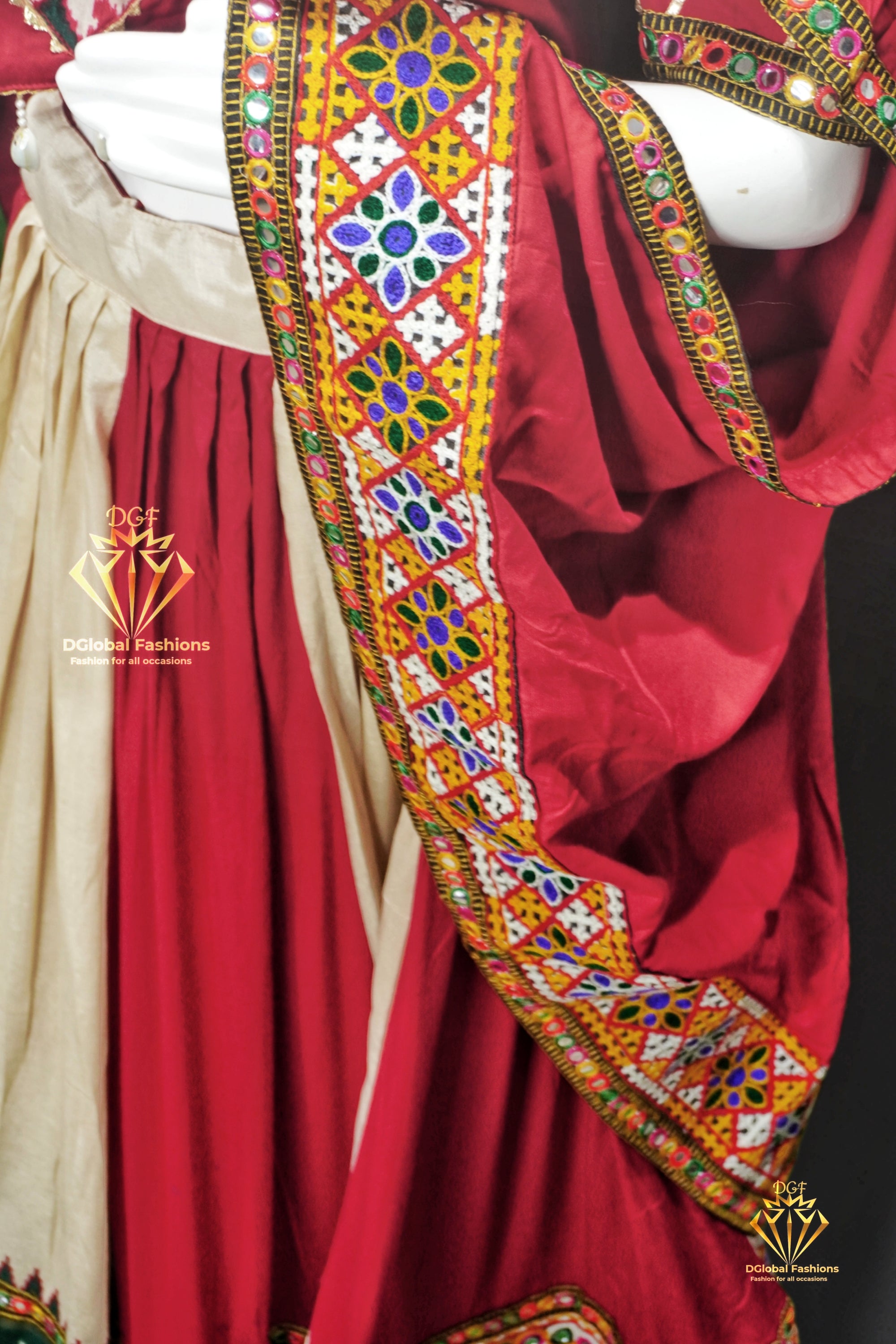 Traditional navratri lehenga choli set