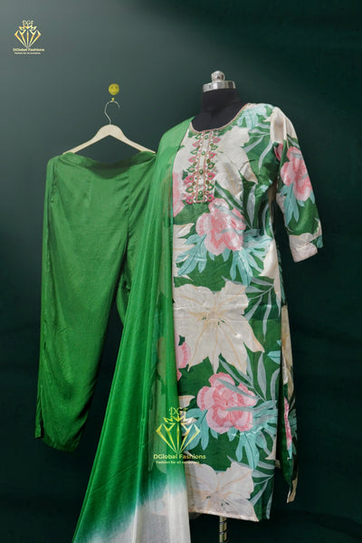 Chinnon silk suit