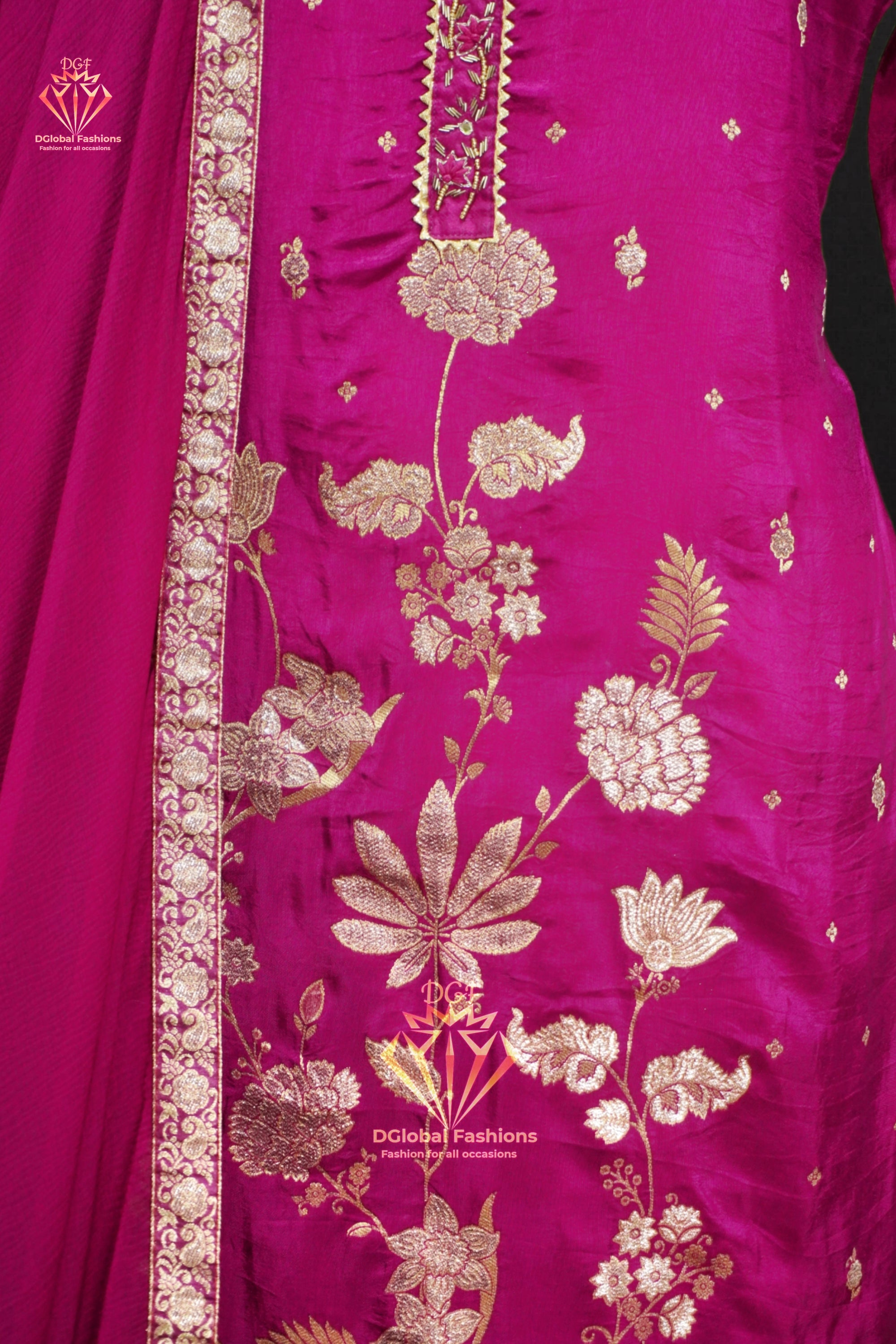 Silk banarasi weaved set