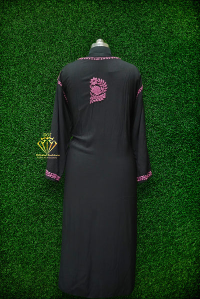 Lucknowi Chikankari Modal 3D Kurti