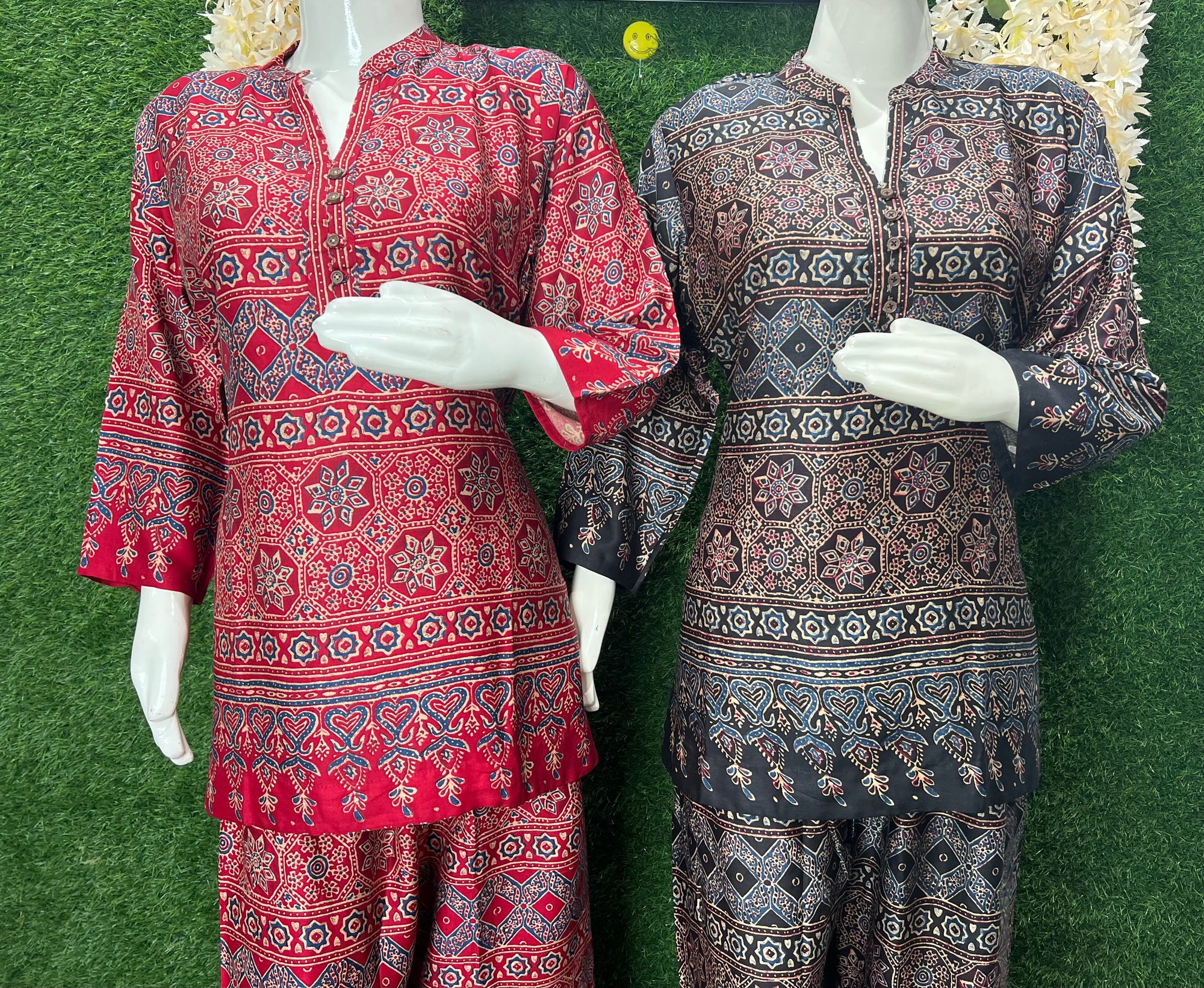 Ajrakh Print Co-Ord Set | Ethnic Suit for Women