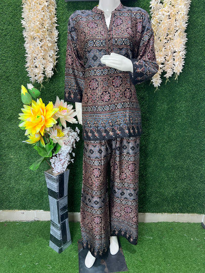 Ajrakh Print Co-Ord Set | Ethnic Suit for Women