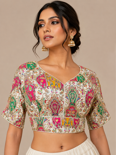 Position Print Designer Blouse for Women