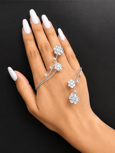 Designer Stone Palm Bracelet for Women