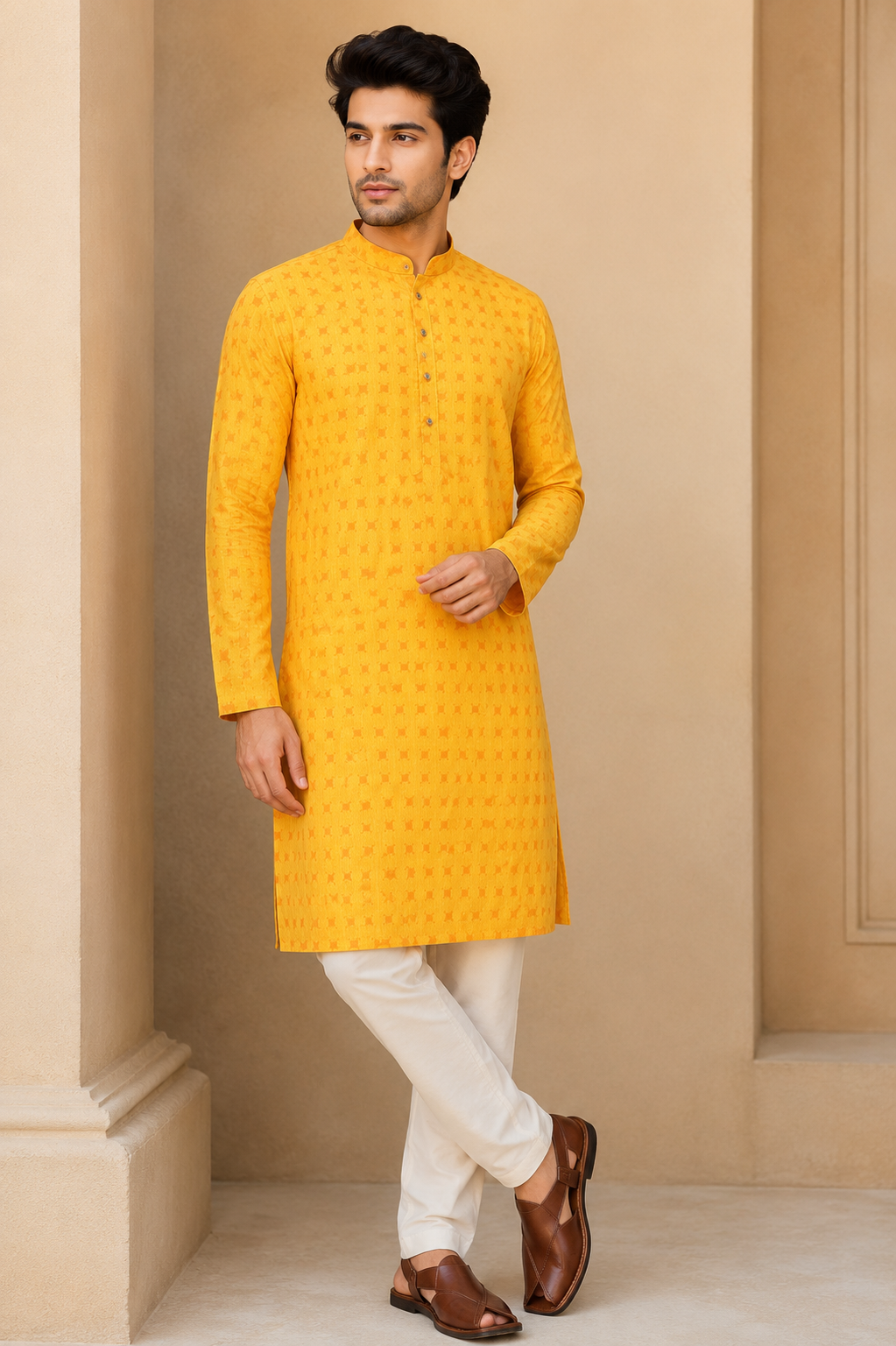 Men’s Kurta & Pants Set – Elegant Ethnic Wear for Festive & Wedding Look