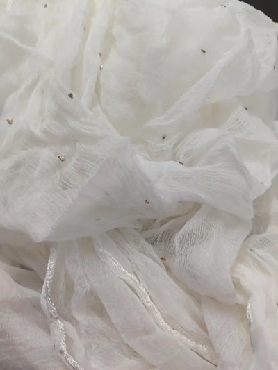 Pure Chiffon Mukaish Work Dupatta