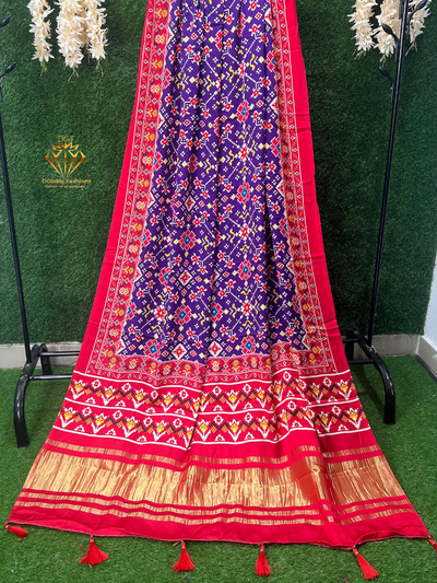 DGlobal Fashions offers a selection of Gaji silk dupattas, each featuring intricate designs and embellishments suitable for festive and traditional occasions.