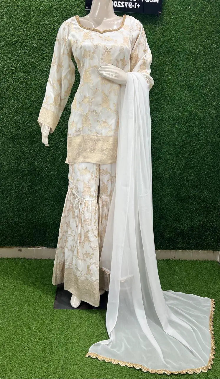Banarasi Gharara Suit Set