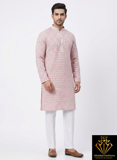 Men’s Kurta Set with Elegant Sequin Work