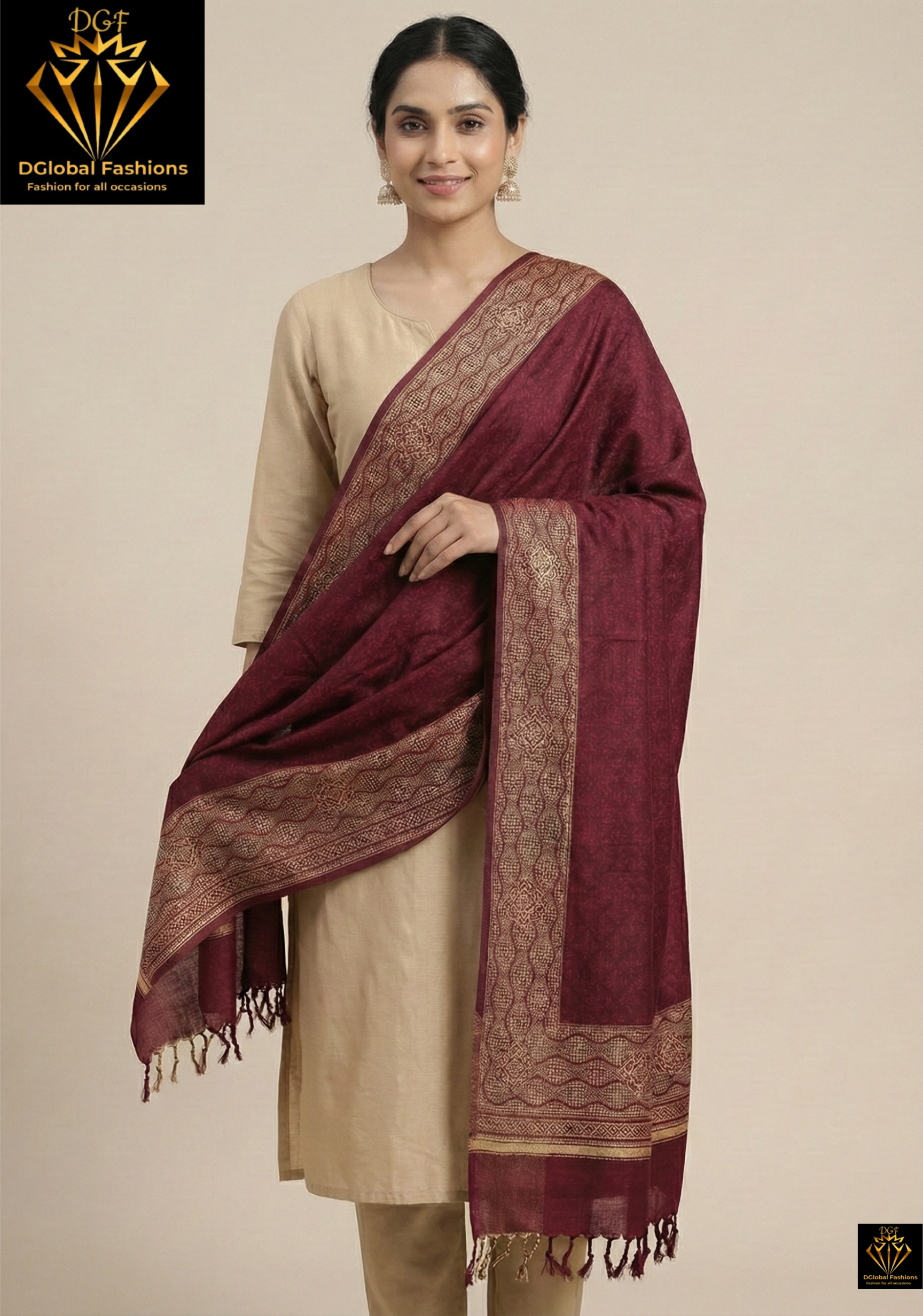 Cozy Winter Wool Shawl for Women