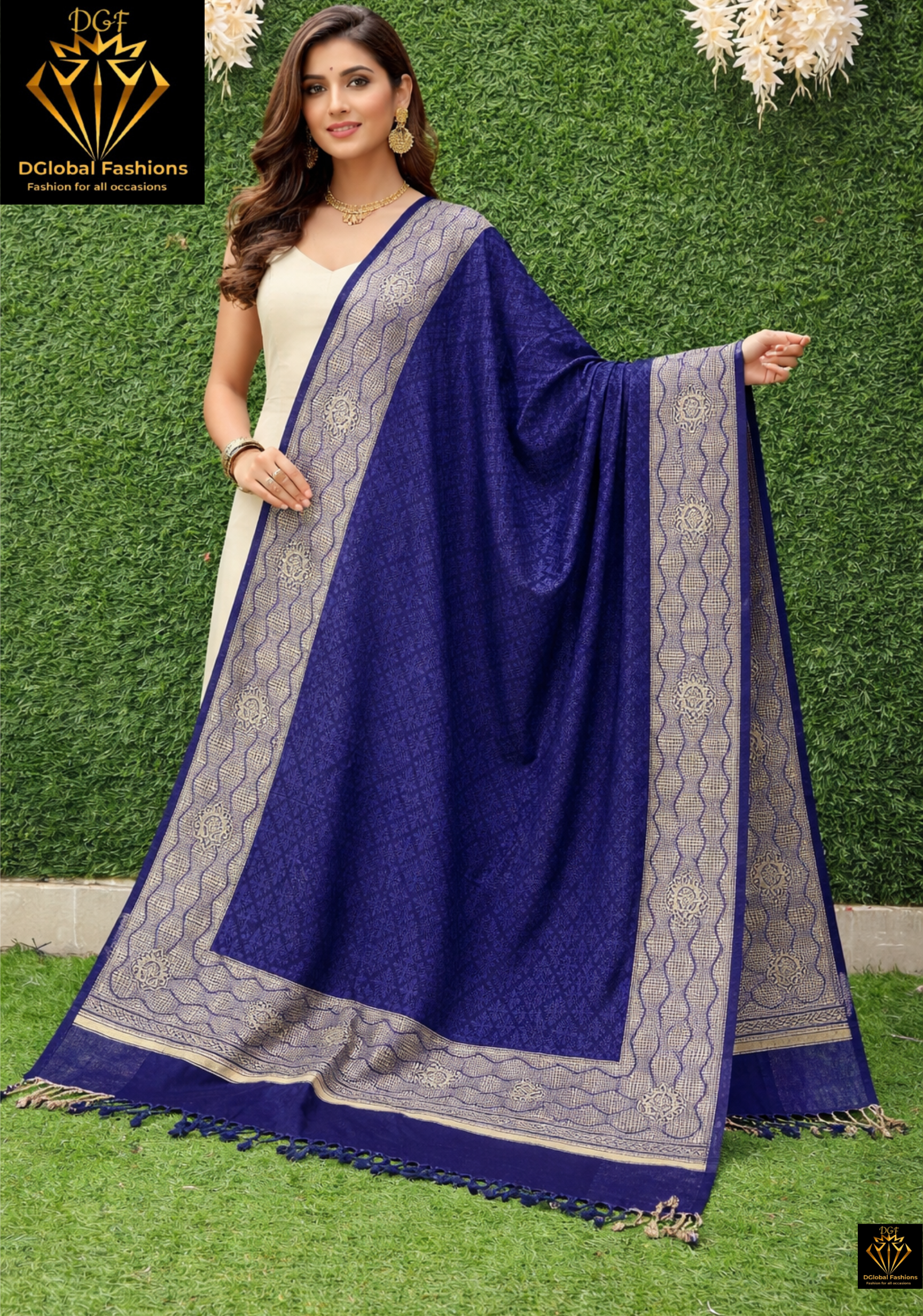 Cozy Winter Wool Shawl for Women