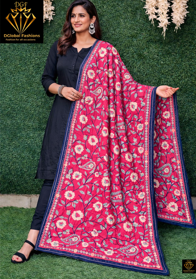 Multi Color Phulkari Handwork Dupatta