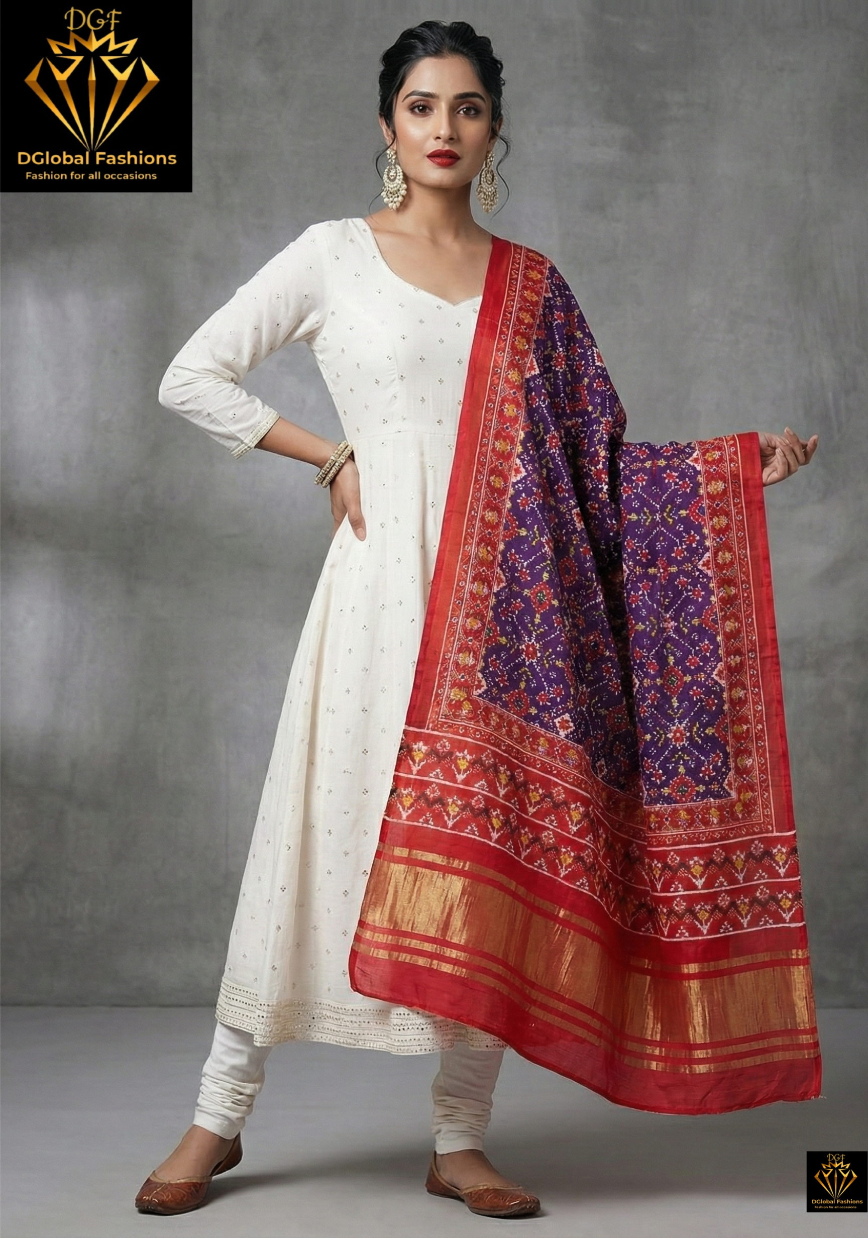 Gaji silk dupatta