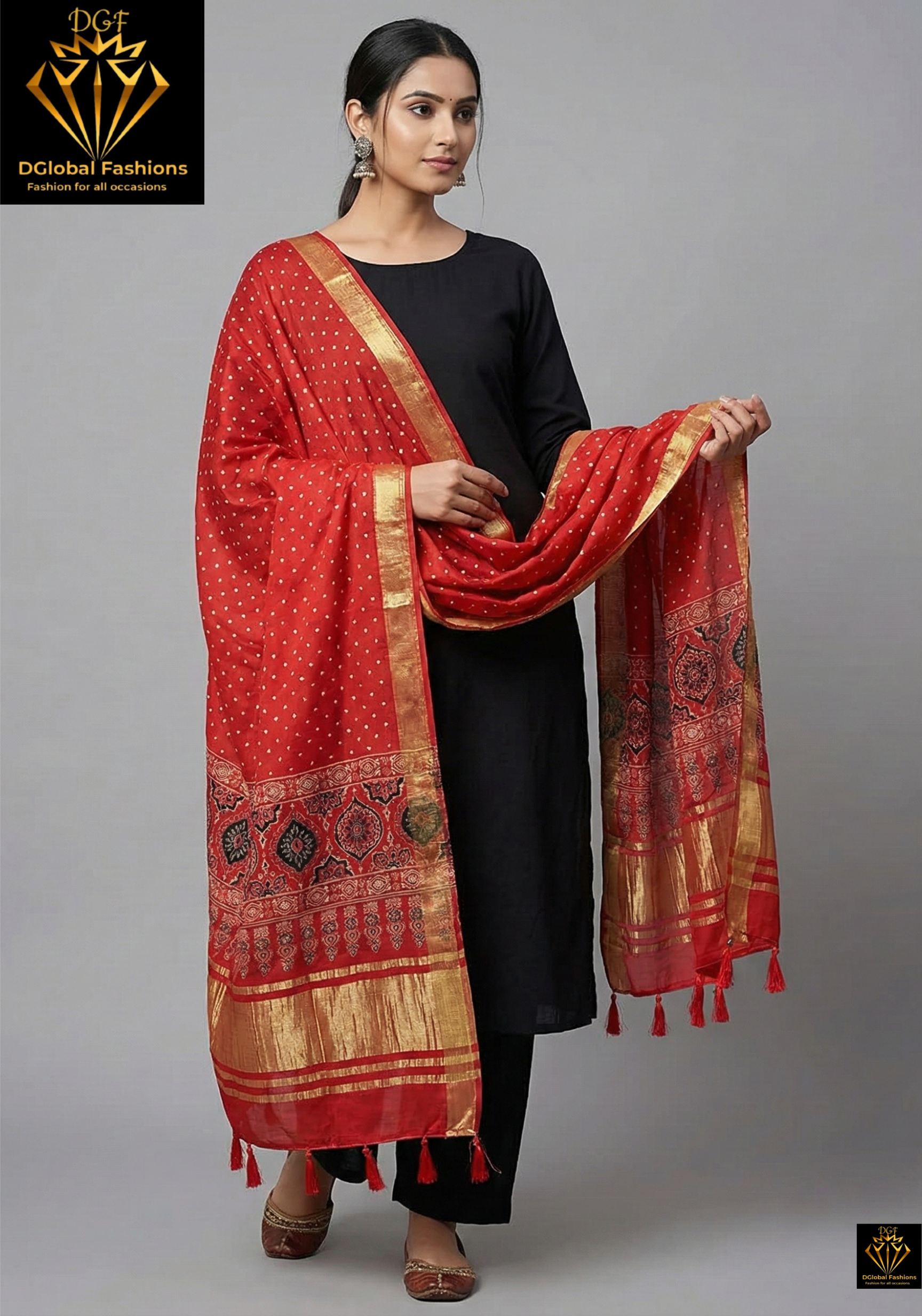 Gaji silk dupatta