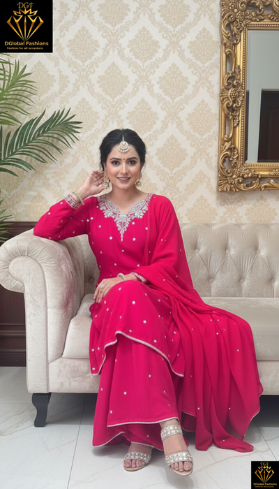 Designer silk suit for parties