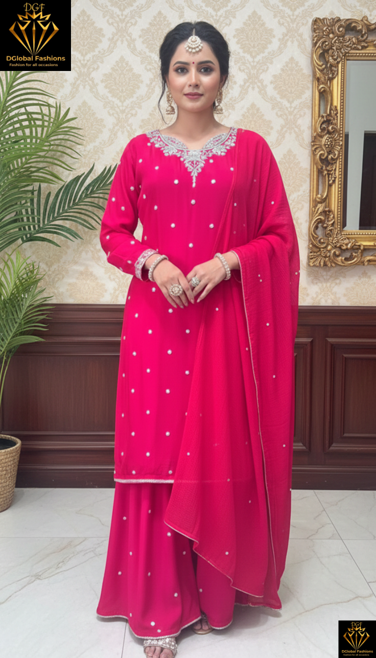 Designer silk suit for parties