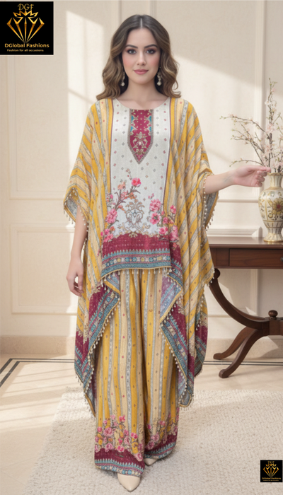 Ombre Kaftan Co-ord Set