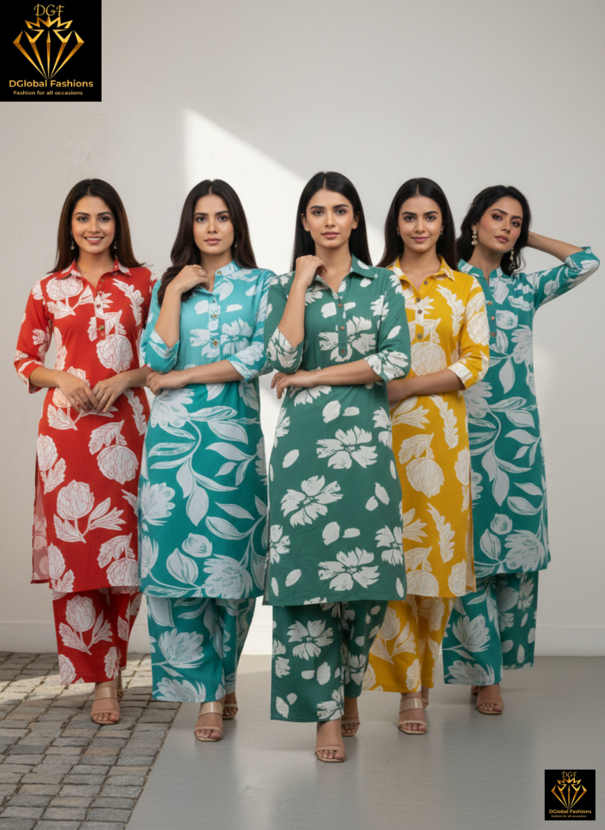 Printed Summer Coord Set – Effortless Everyday Style