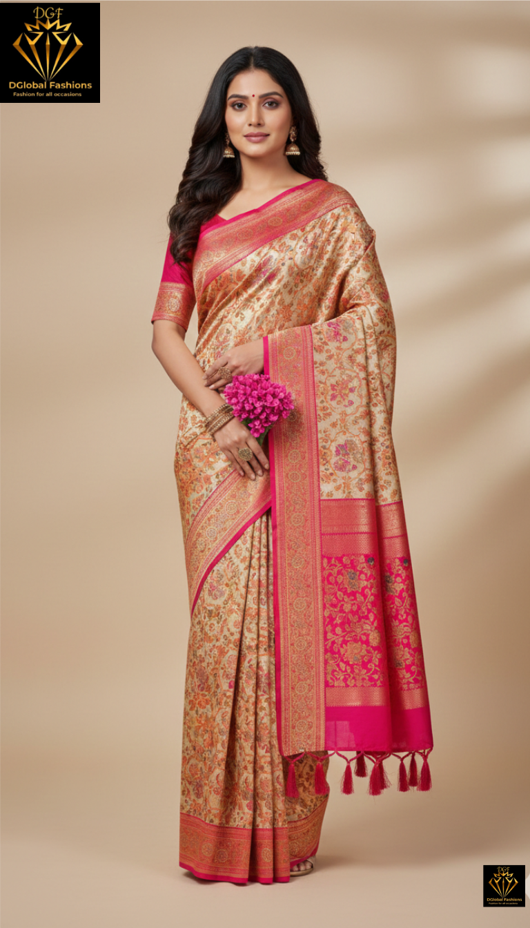 Silk banarasi saree