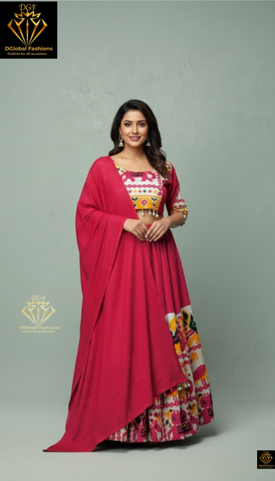 Traditional navratri Lehenga lholi Set