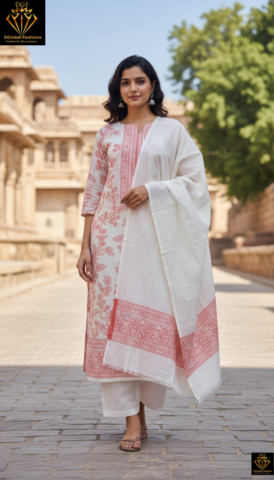 Kashmiri Kani Weaved Suit Set