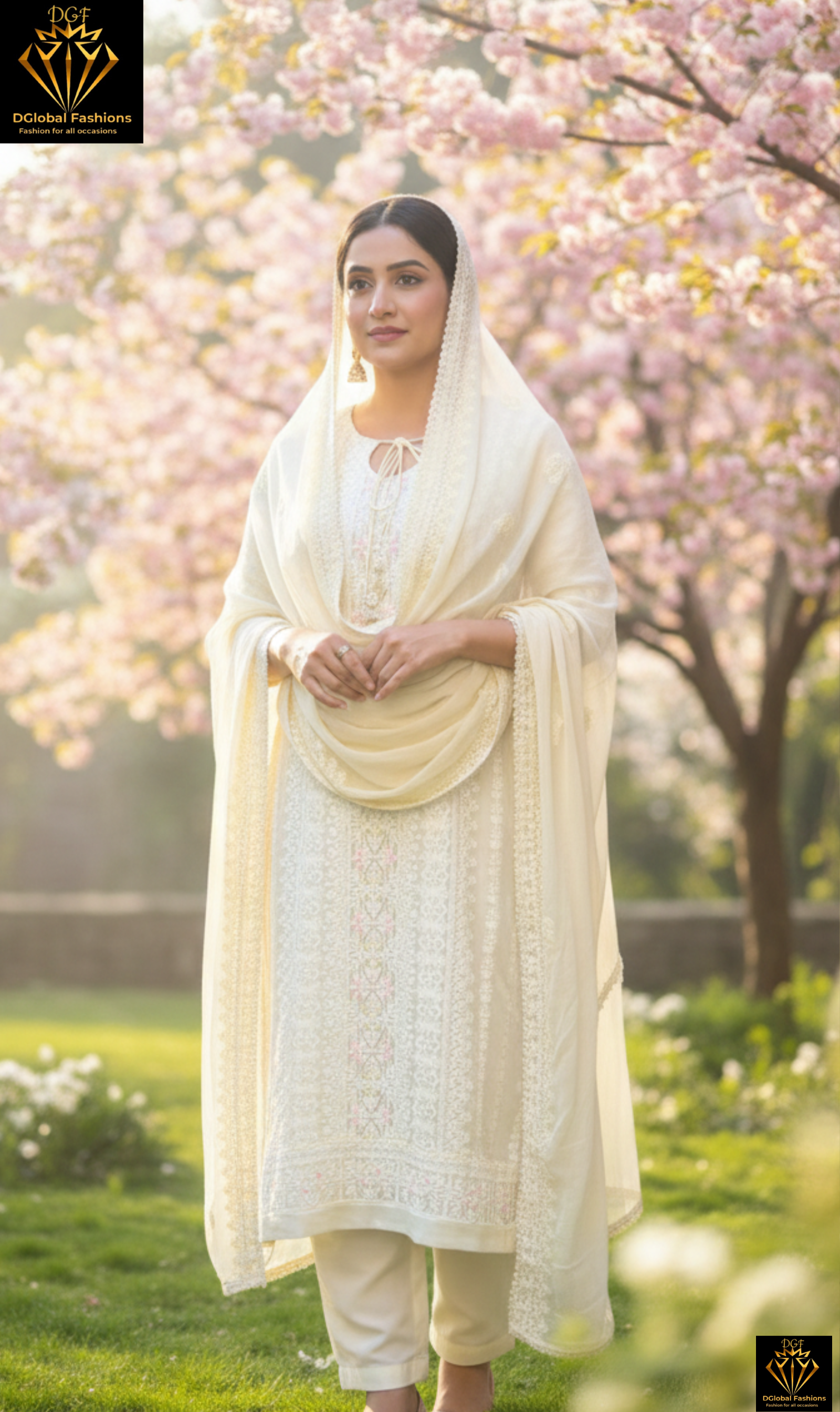 Embroidery Suit Set with Dupatta