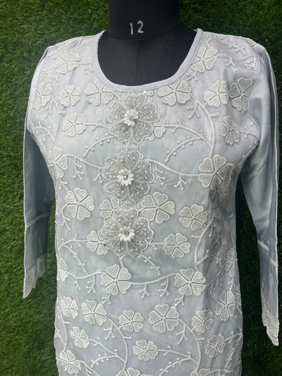 Embroidered suit set