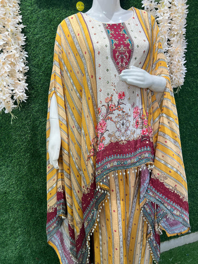 Ombre Kaftan Co-ord Set