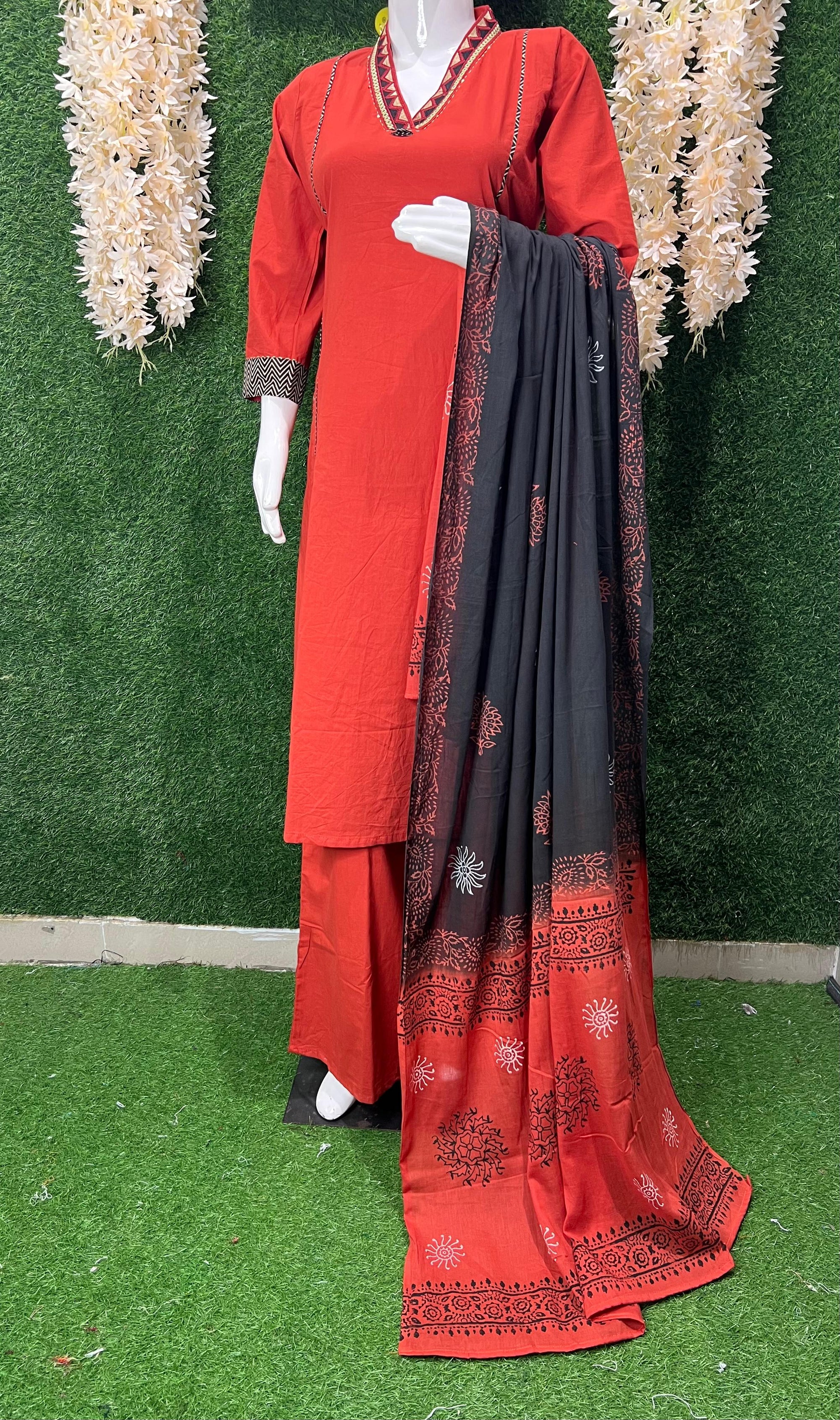 Effortless Elegance: Lightweight & Stylish Cotton Suit Set