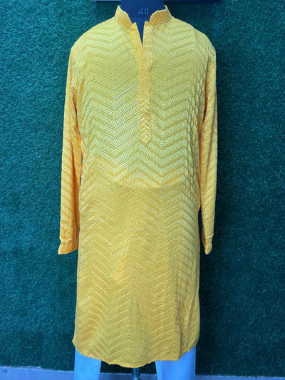 Chikankari Sequin Work Kurta Set