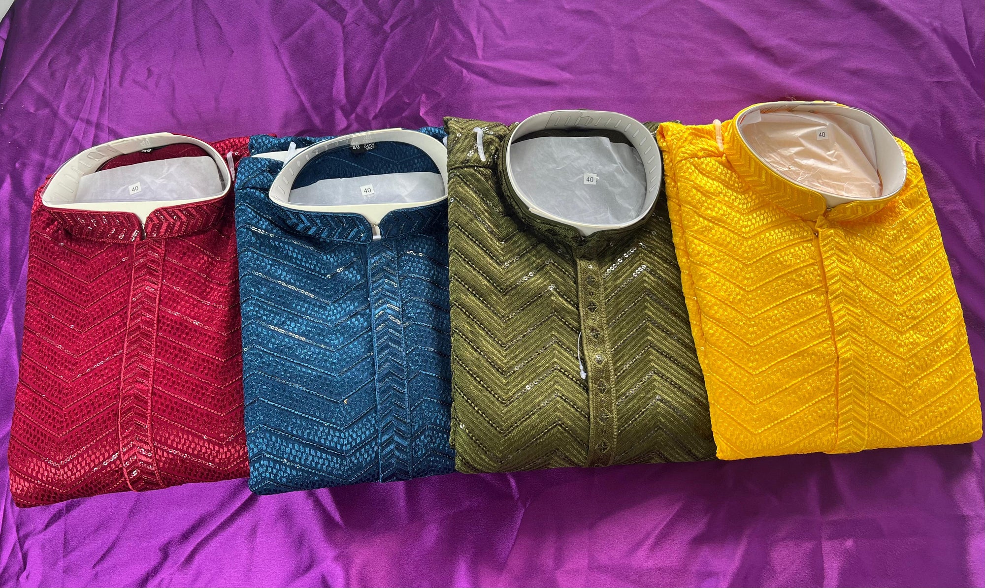 Chikankari Sequin Work Kurta Set