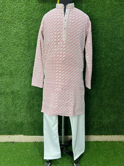 Men’s Kurta Set with Elegant Sequin Work