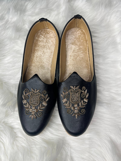 Men's Traditional Mojari Sherwani Loafer, Wedding Punjabi Jutti, Ethnic Footwear