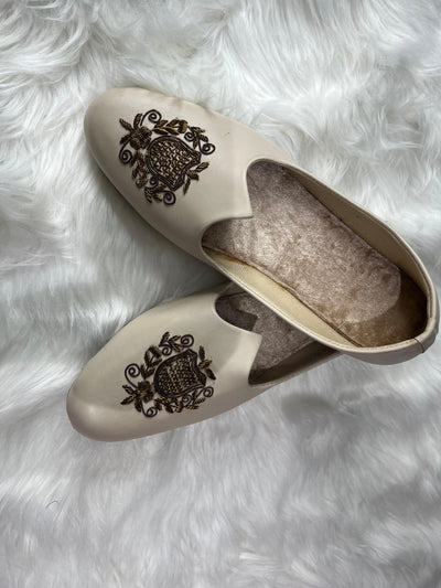 Men's Traditional Mojari Sherwani Loafer, Wedding Punjabi Jutti, Ethnic Footwear