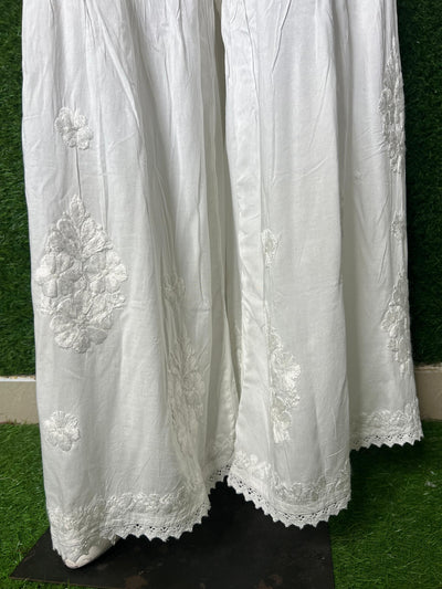 Plus Size Modal Chikankari Handwork Gharara