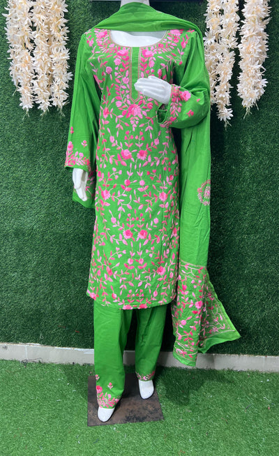 Phulkari Suit – Latest Hand Work Design