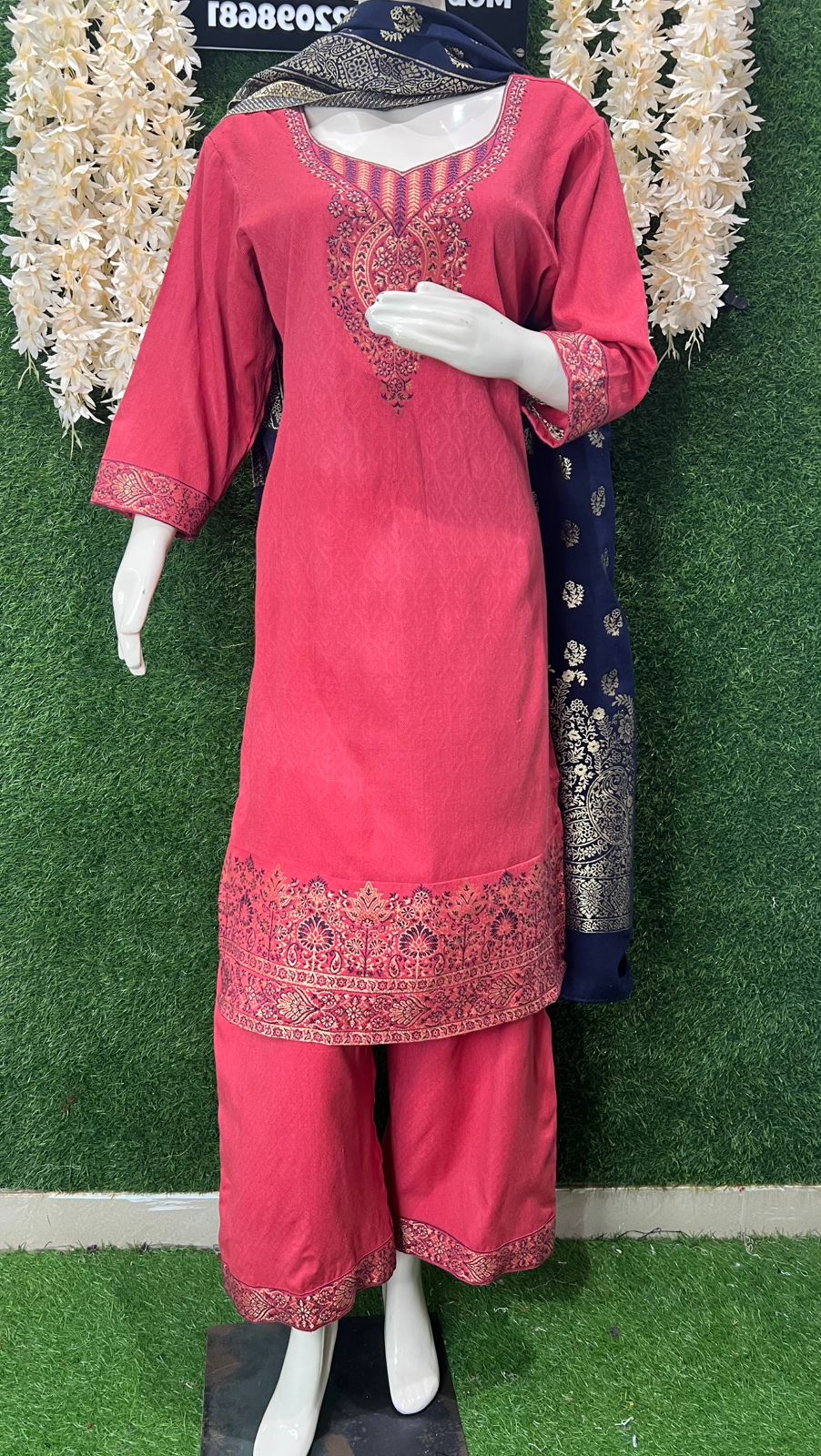 Pashmina Banarasi Weaving Suit Set