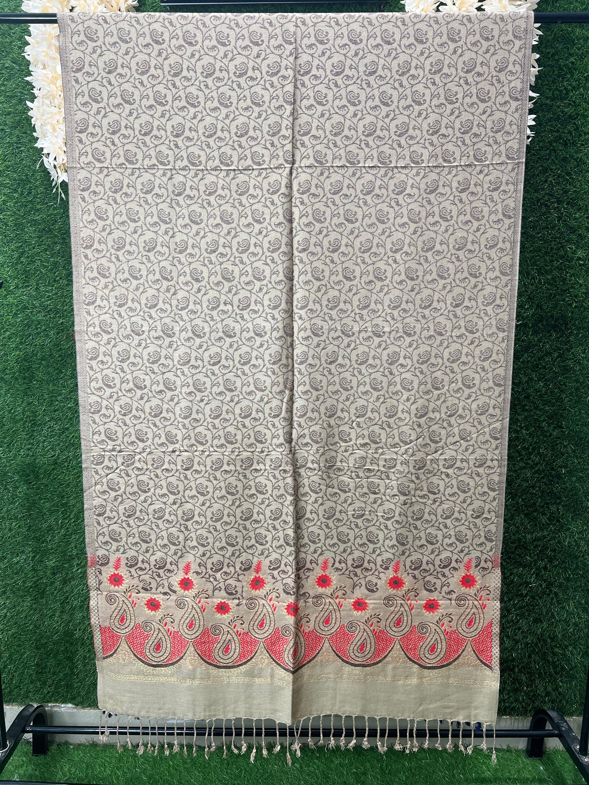 Women’s Printed Woolen Stole – Soft & Warm Winter Stole