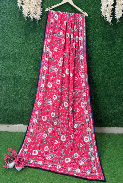Multi Color Phulkari Handwork Dupatta