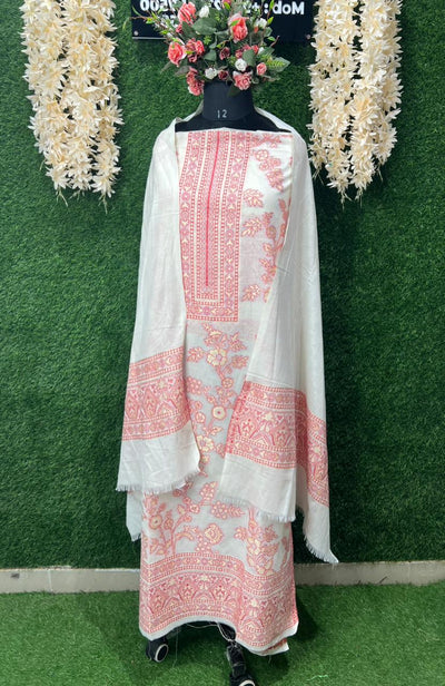 Kashmiri Kani Weaved Suit Set