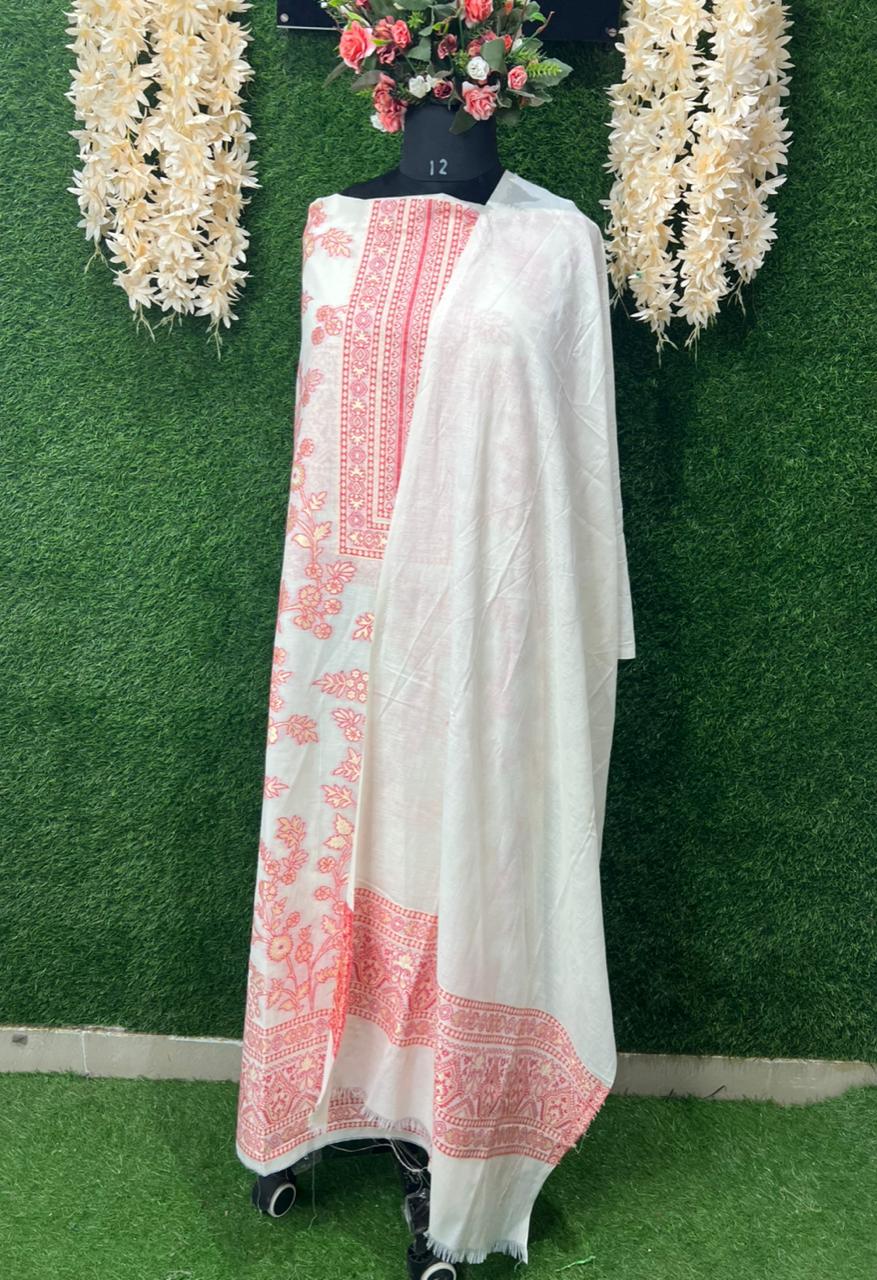 Kashmiri Kani Weaved Suit Set