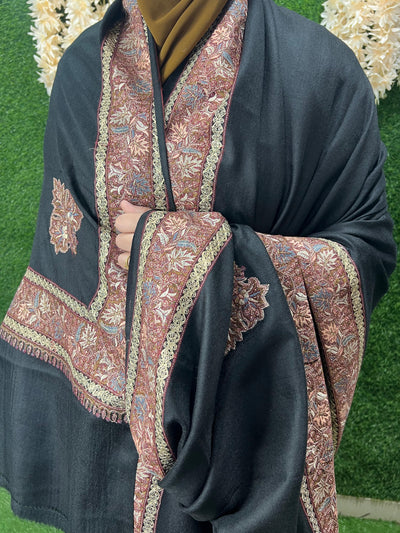 Kashmiri Pashmina Shawl Hand Embroidery