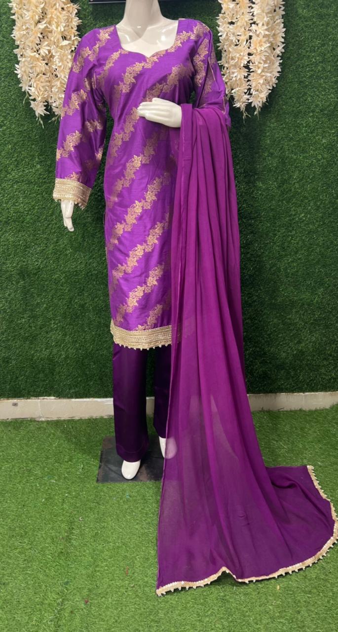 Banarasi 3-Piece Suit Set