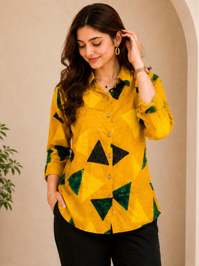 Women's Modal Silk Printed Shirt