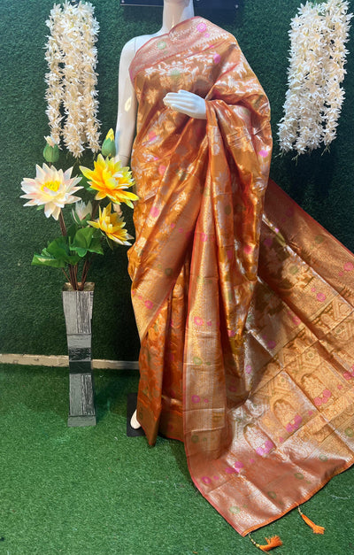Tilfi Organza Banarsi Saree