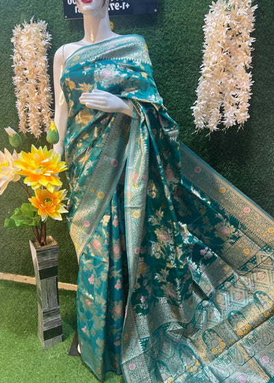 Tilfi Organza Banarsi Saree