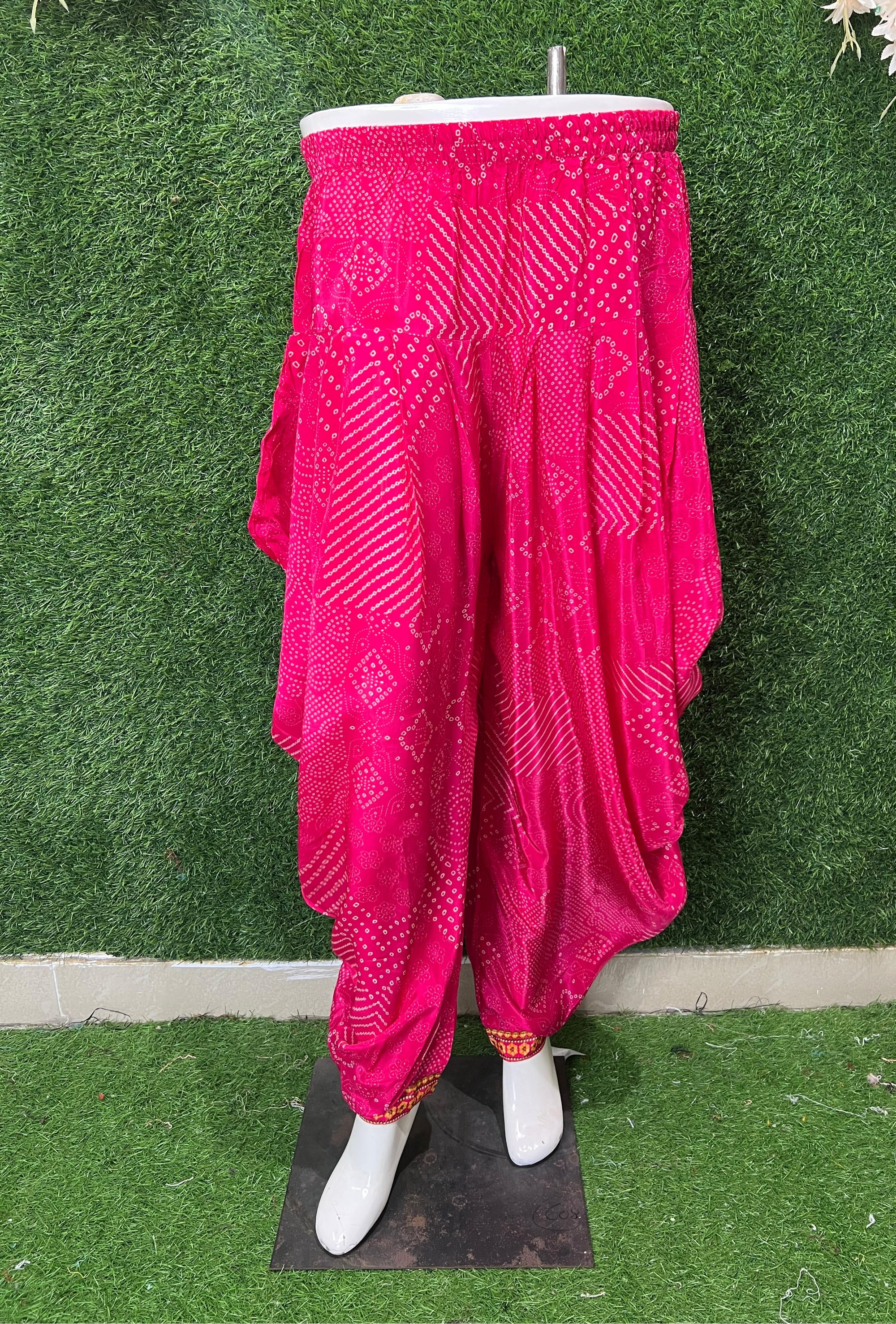 Festive-Ready Indo Western Kaftan Coord Set with Mirror Work & Tulip Pants
