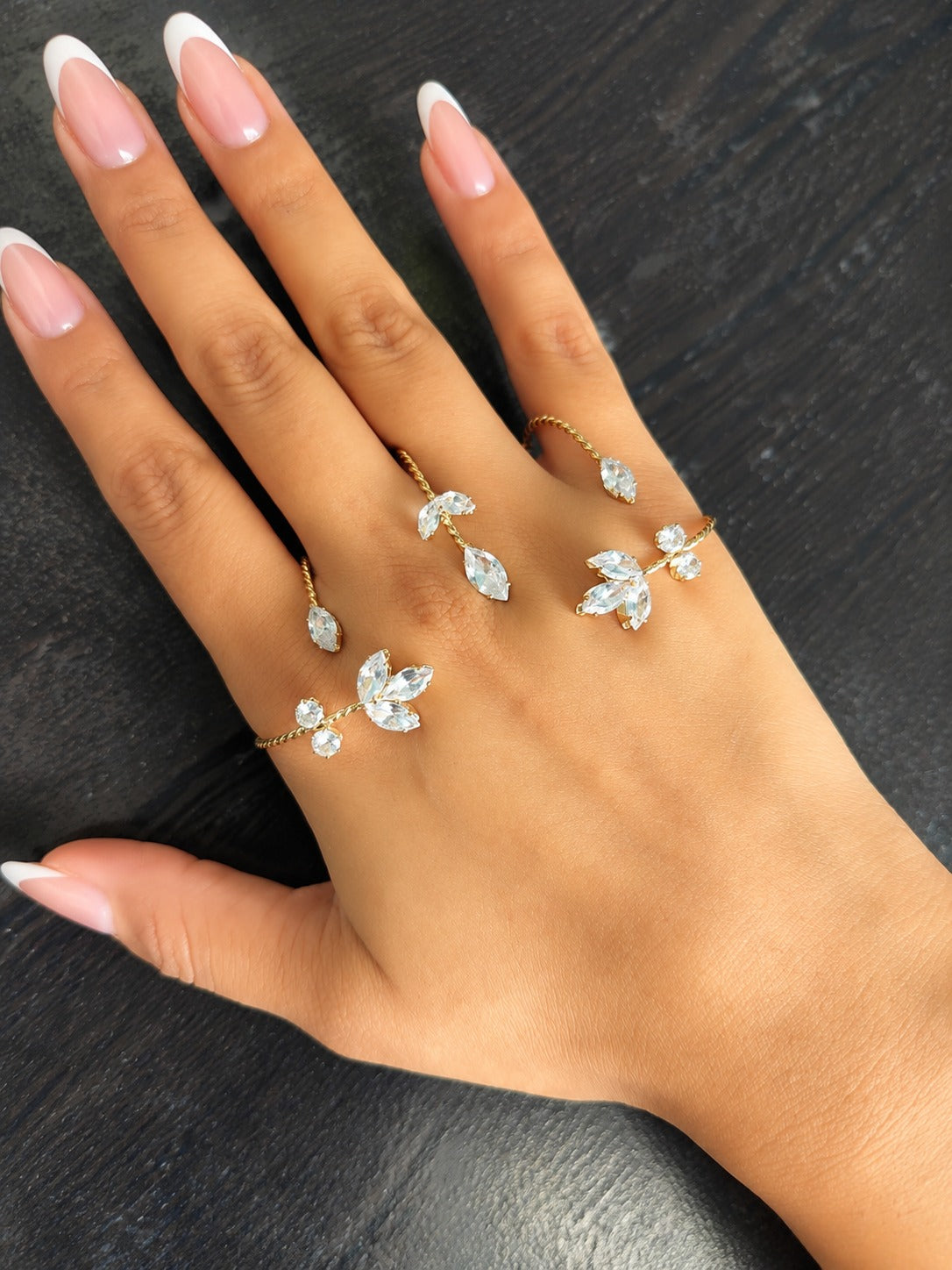 Designer Stone Palm Bracelet for Women