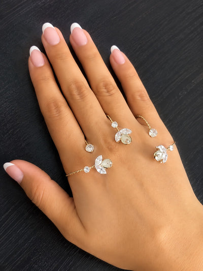 Designer Stone Palm Bracelet for Women