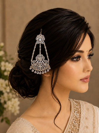Designer American Diamond Bridal Paasa for Women